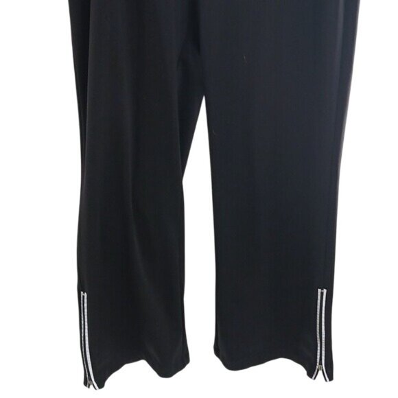 SJB Performance Track Pants Straight Leg Zipper Hem Activewear Size M Petite - Picture 4 of 7